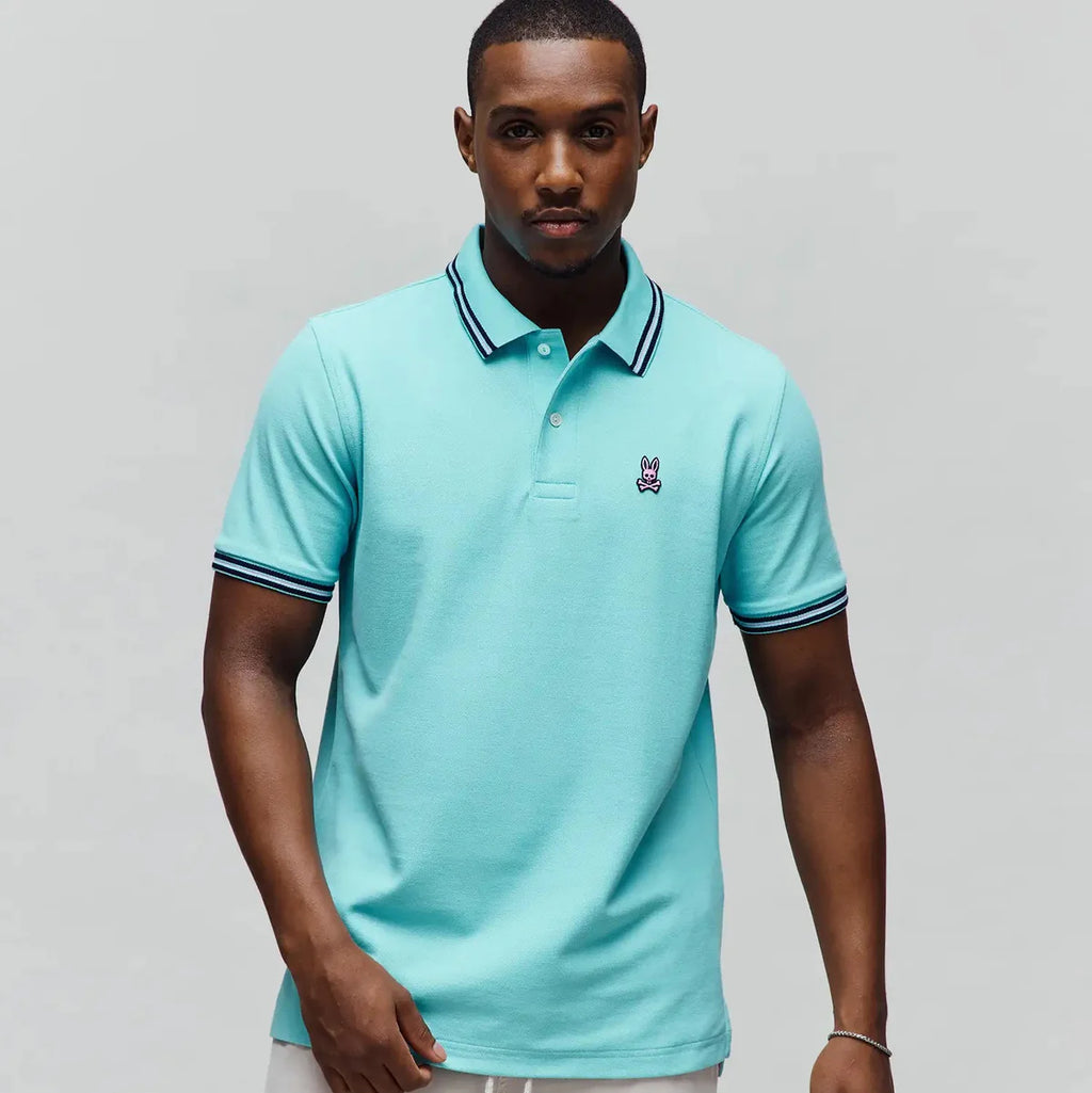 Mens clark pique polo