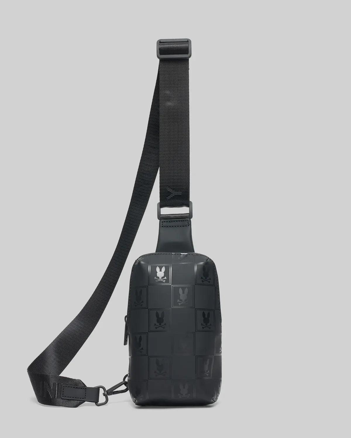 Mens rubberized crossbody