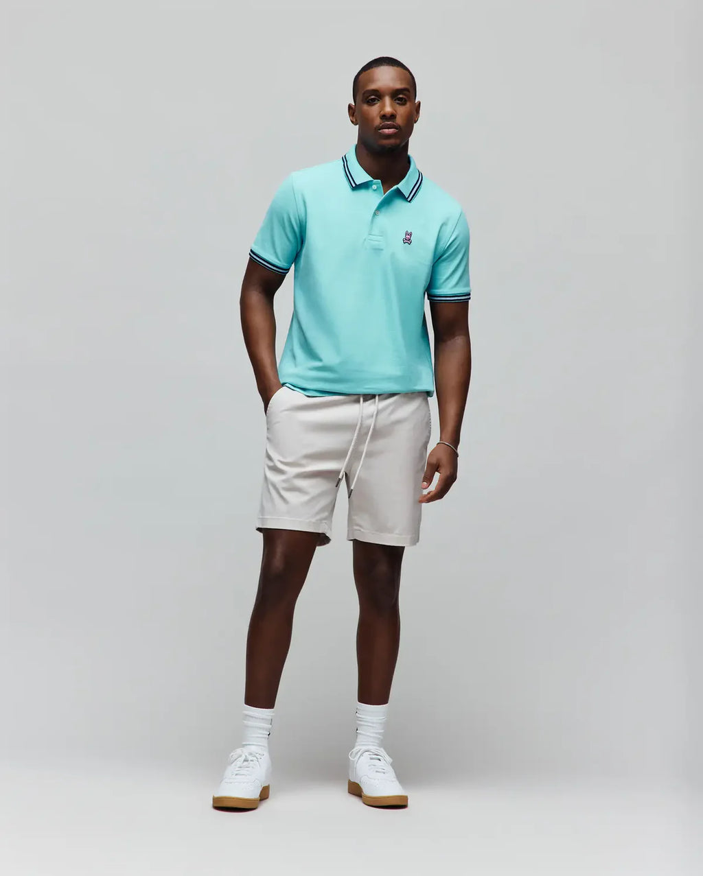 Mens clark pique polo