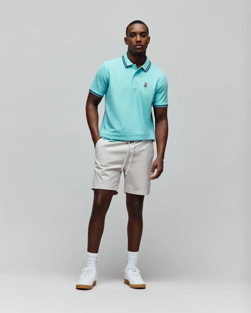 Mens clark pique polo