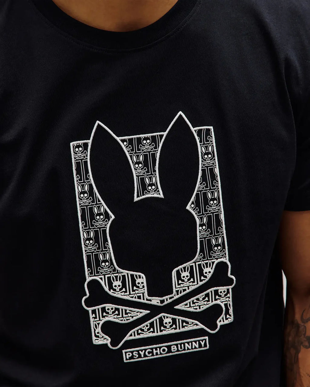 Mens keon embroidered graphic tee