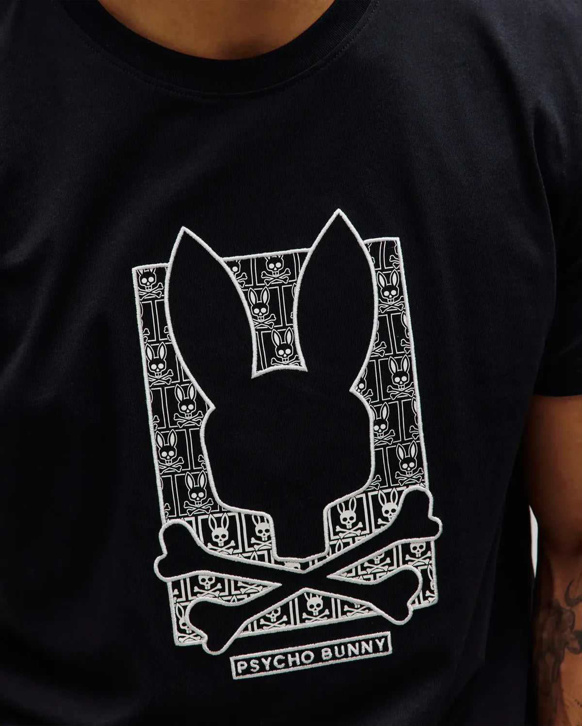 Mens keon embroidered graphic tee