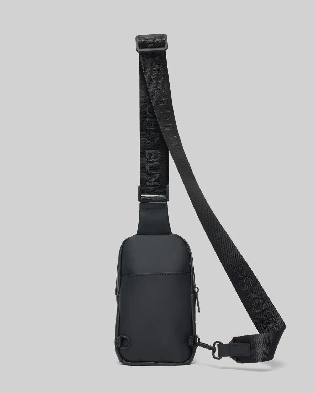 Mens rubberized crossbody